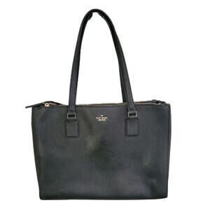 Kate Spade Cameron Street Satchel Purse‎ – Black Leather Tote Handbag for Women